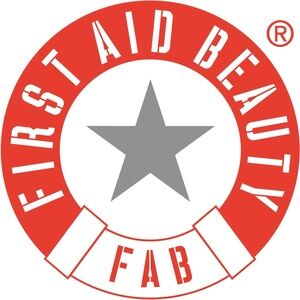 FIRST AID BEAUTY | 9” | Clear Cosmetic Makeup Bag Star Woodberry STL Soap Sample